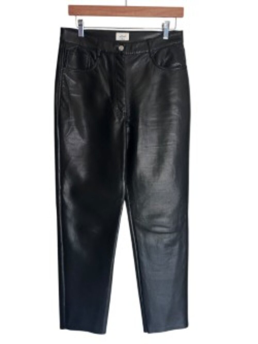 Wilfred The Melina Black Vegan Leather Pants 8
